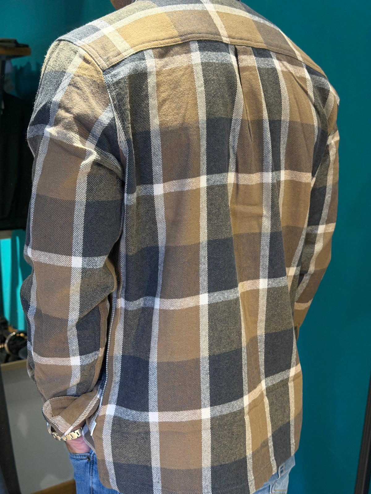 Overshirt a quadri