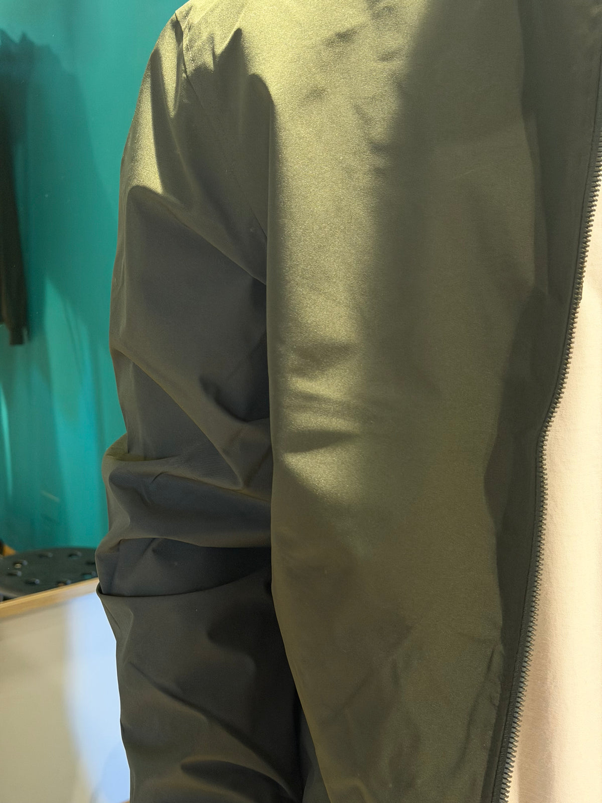 Bomber uomo verde militare – giacca leggera con zip