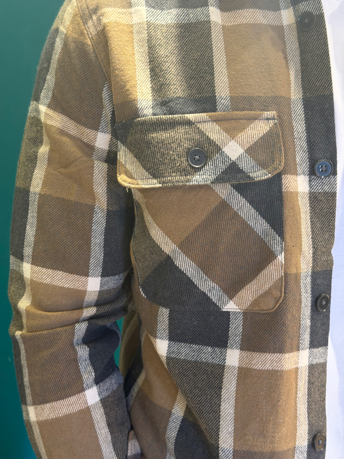 Overshirt a quadri