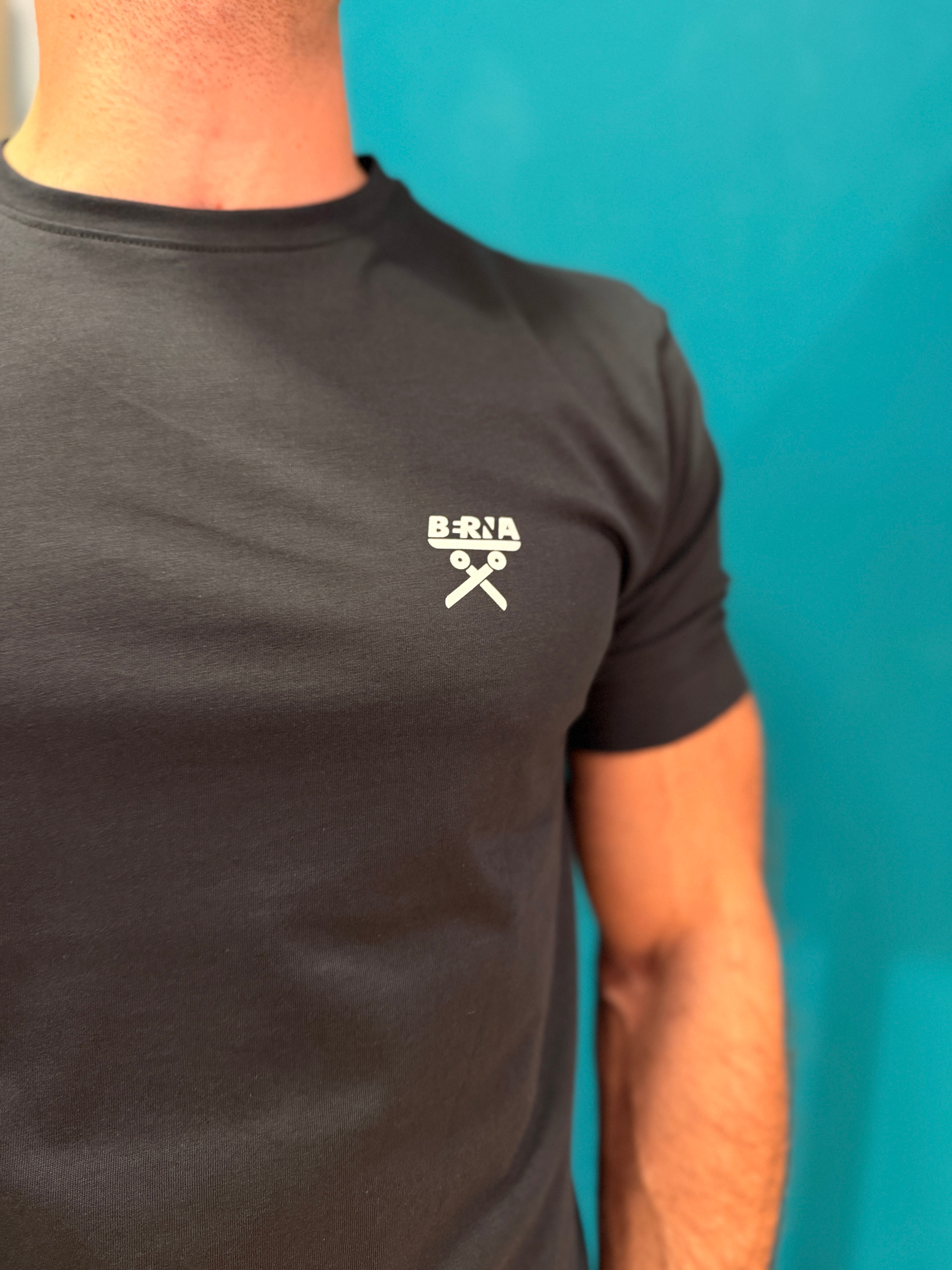 T-shirt Berna Logo Nera over fit