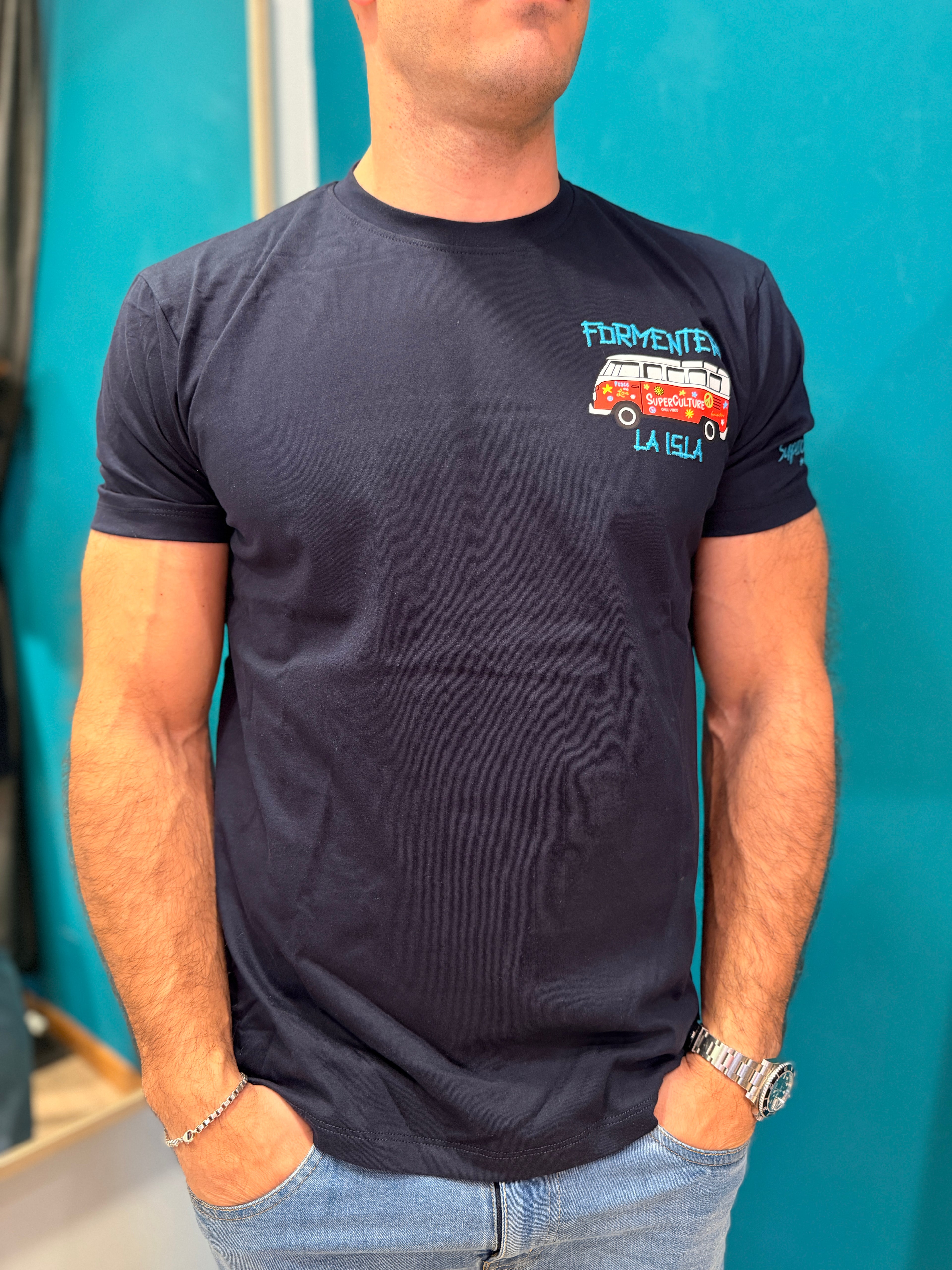 T-shirt Formentera La Isla Blu Notte
