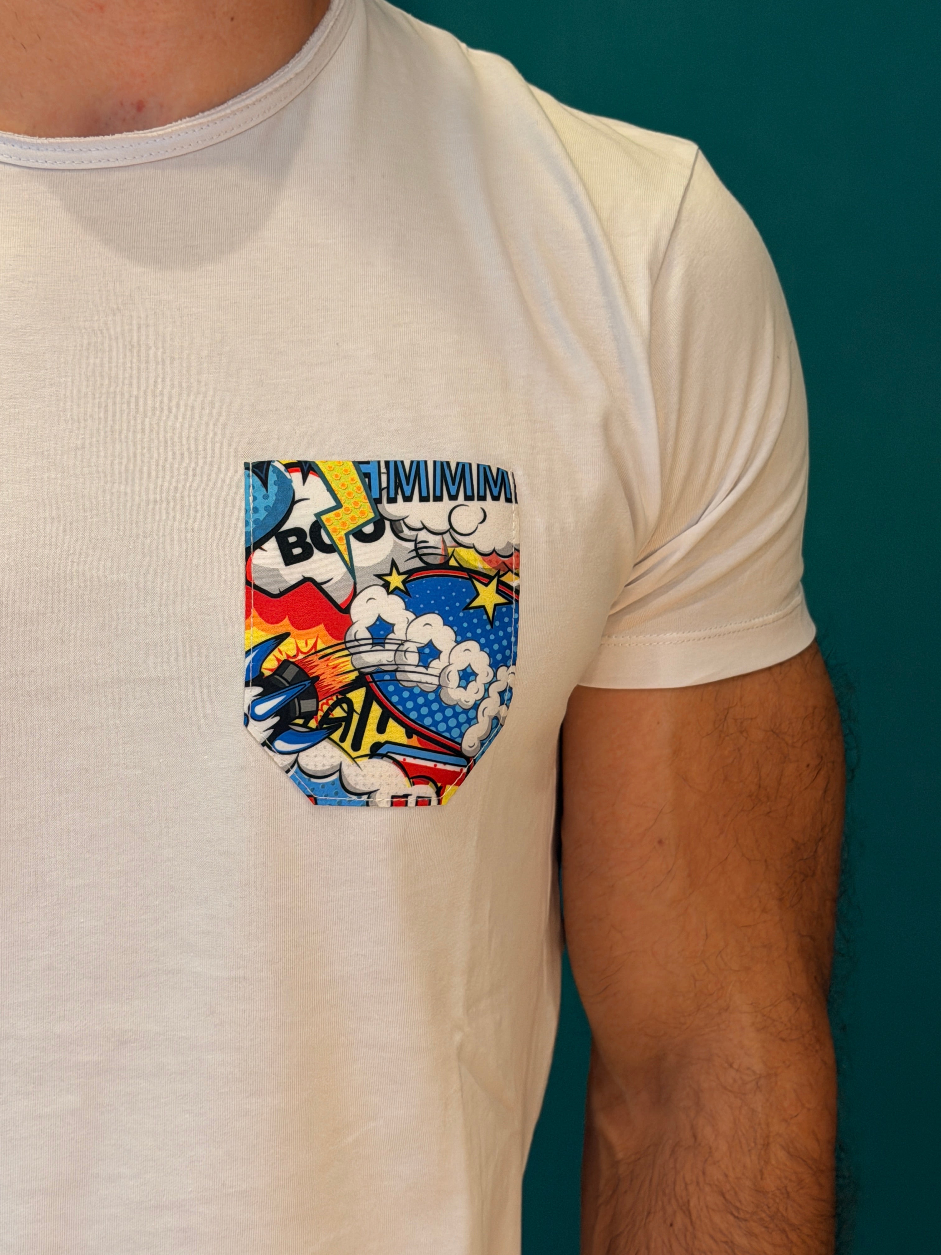 T-shirt Pocket Pop Art v2