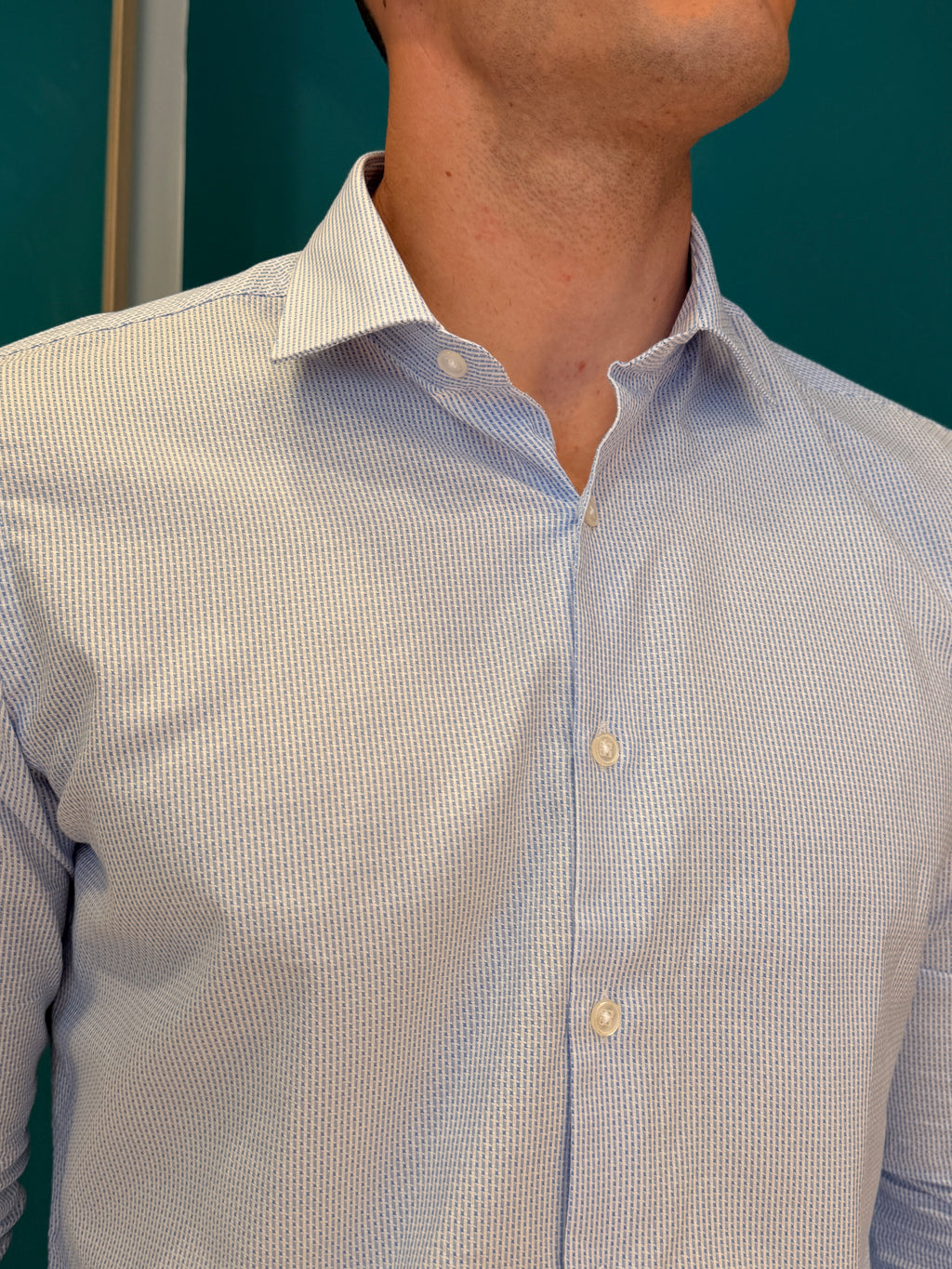 Camicia Seersucker Azzurro jack&jones