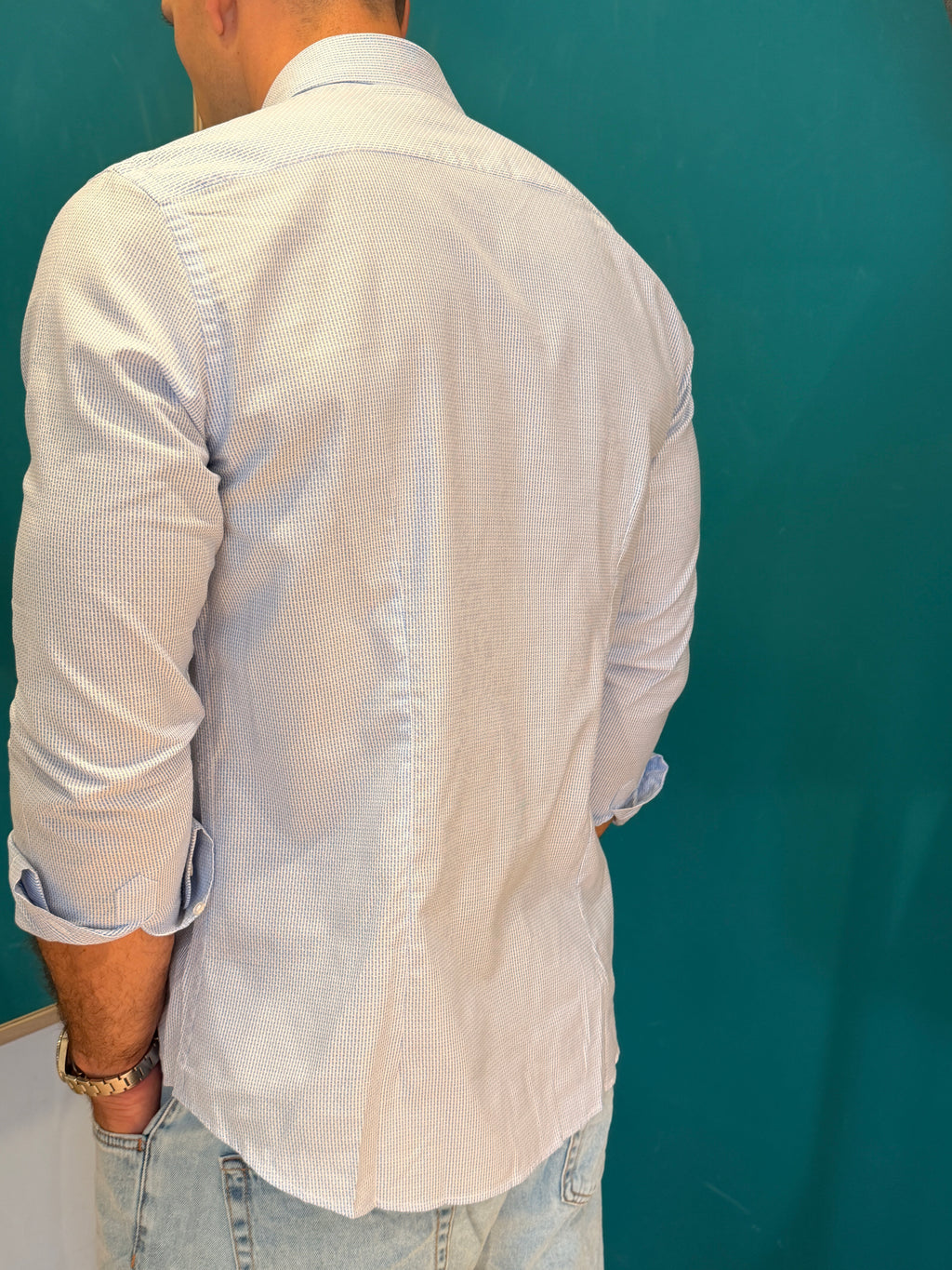 Camicia Seersucker Azzurro jack&jones
