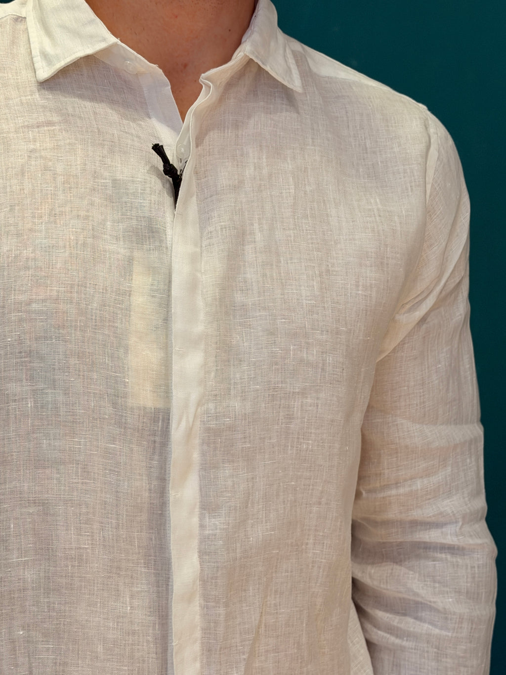 Camicia Lino Bianco Berna