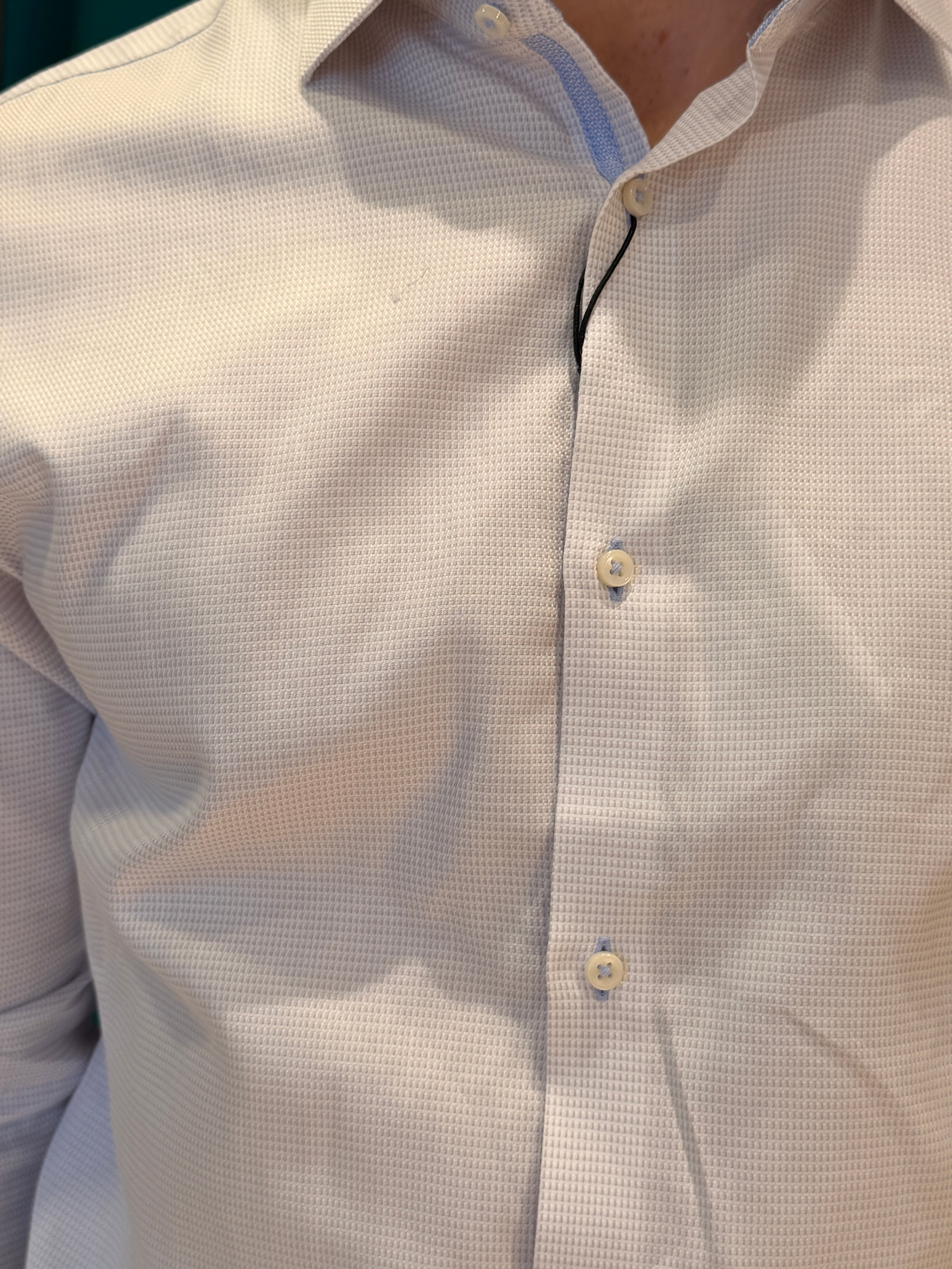 Camicia Micro-Quadro Bianco Jack&jones