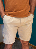 Bermuda Cargo Tecnico Beige Sabbia