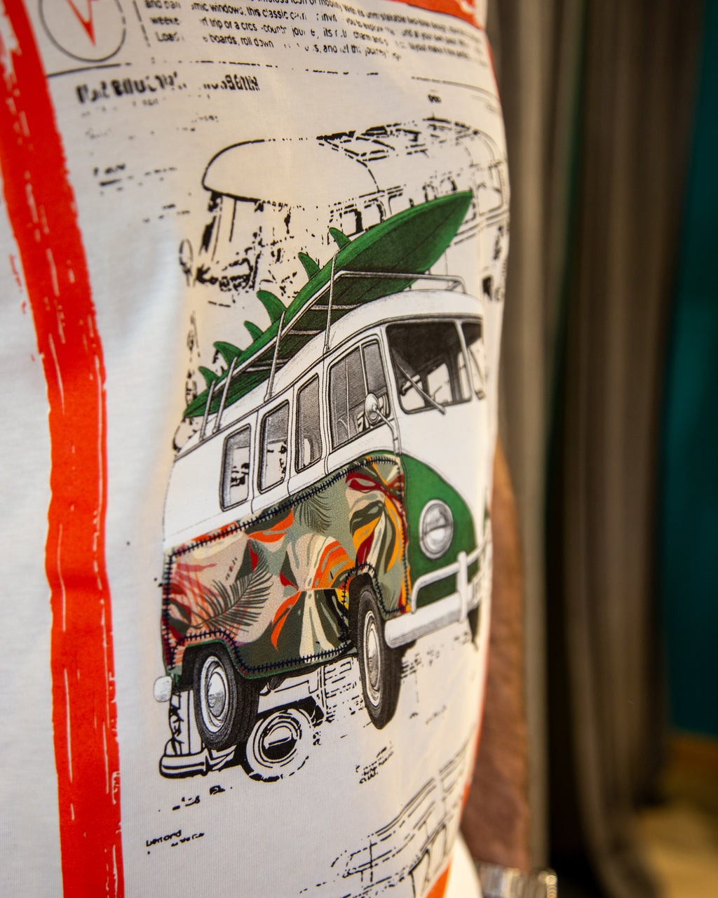 T-Shirt - Stampa Volkswagen - bianco