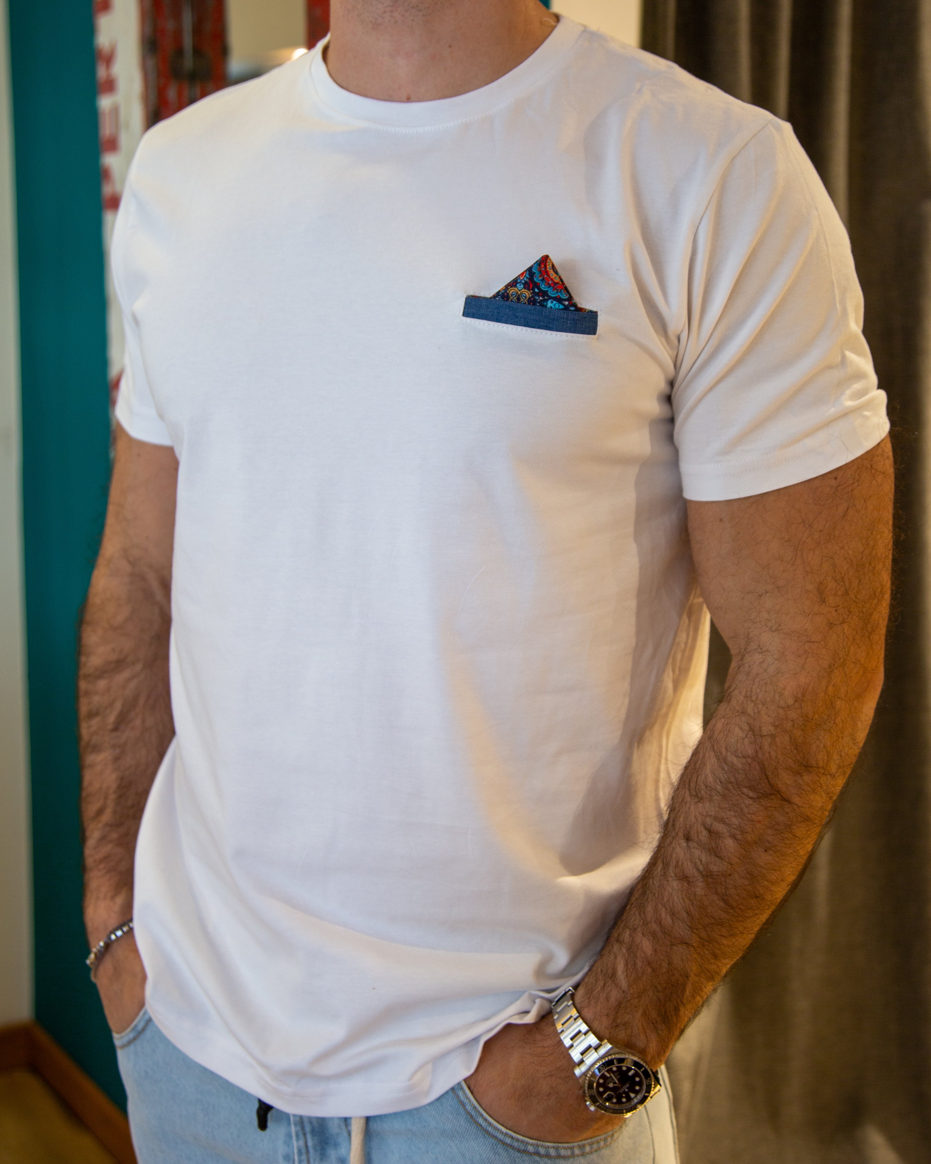 T-shirt Pocket Fazzoletto V2
