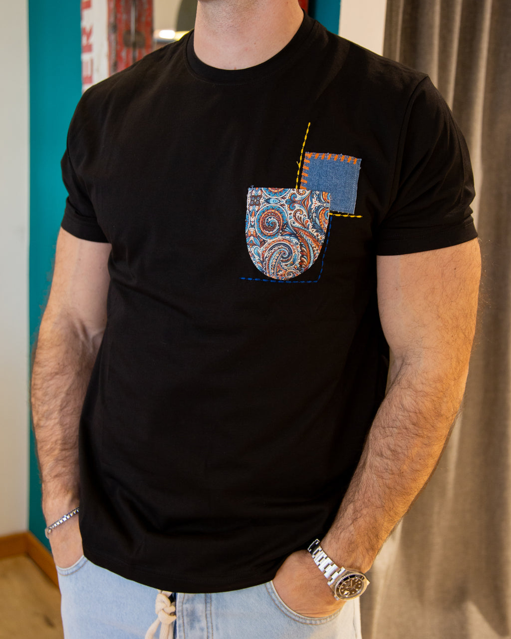 T-shirt Pocket Patchwork