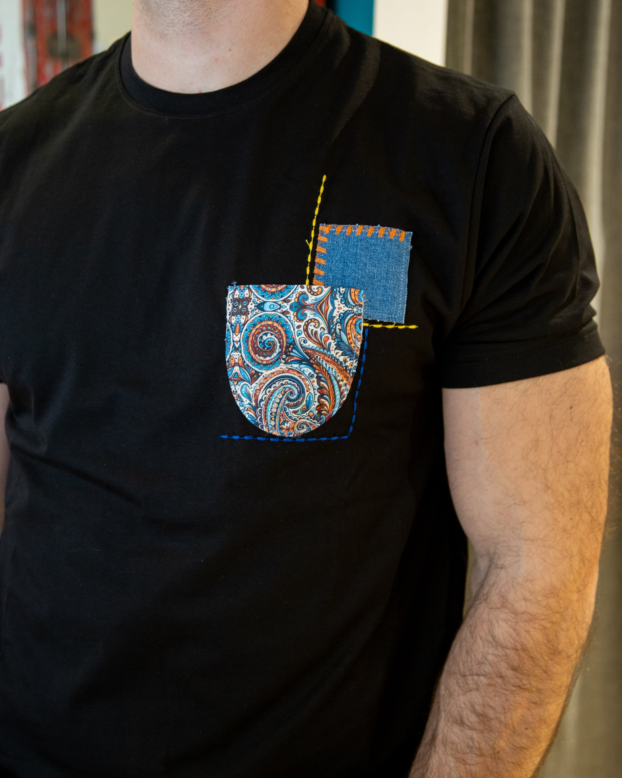 T-shirt Pocket Patchwork