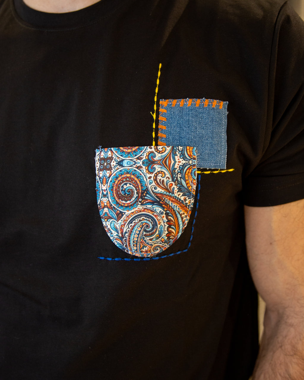 T-shirt Pocket Patchwork