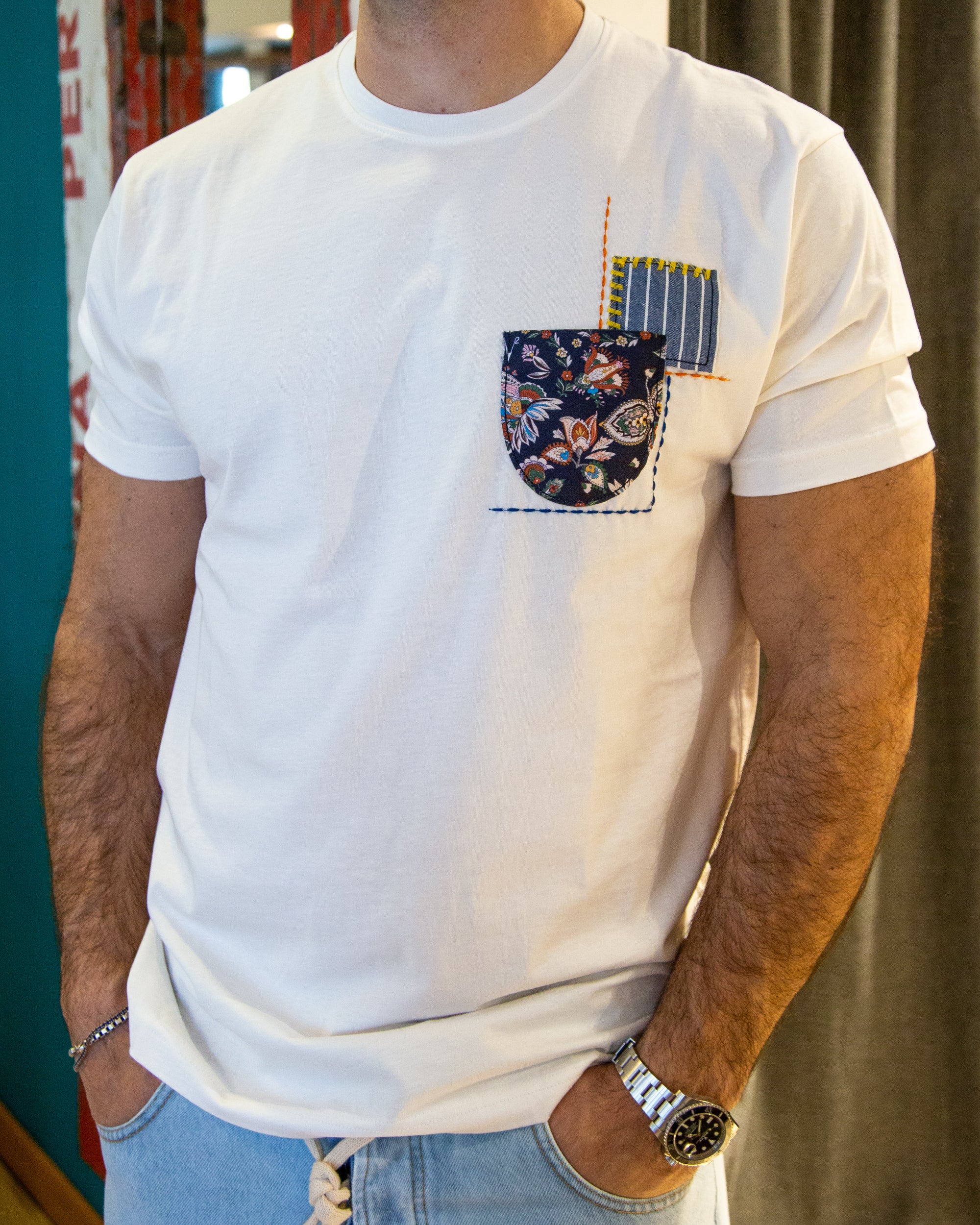 T-shirt Pocket Patchwork