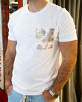 T-shirt Pocket Floreale Acquerello jack@jones