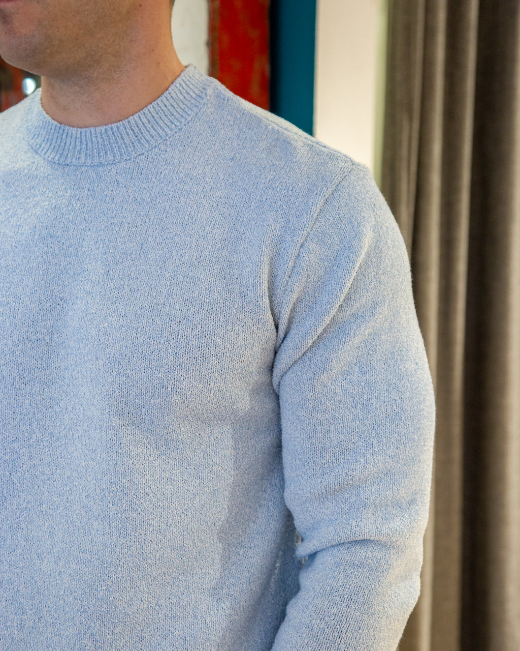 Maglione girocollo azzurro, Jack&Jones