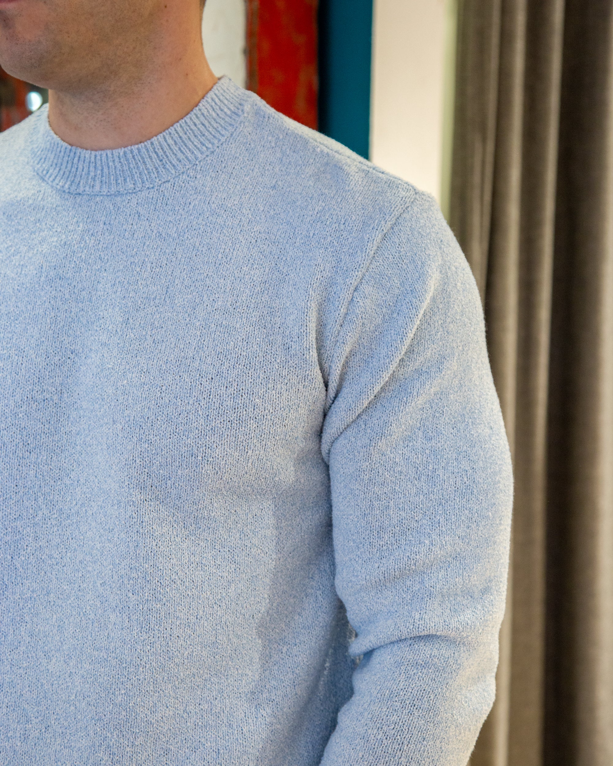 Maglione girocollo azzurro, Jack&Jones
