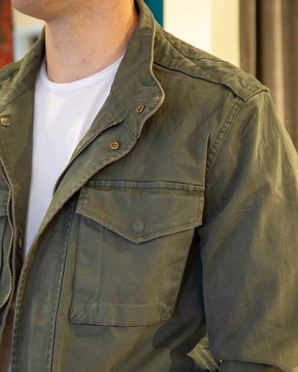 Field Jacket verde militare