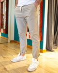Pantalone misto lino  Imperial Grigio Chiaro